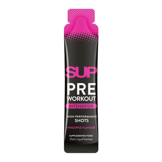 SUP Pre-Workout Pineapple Shots