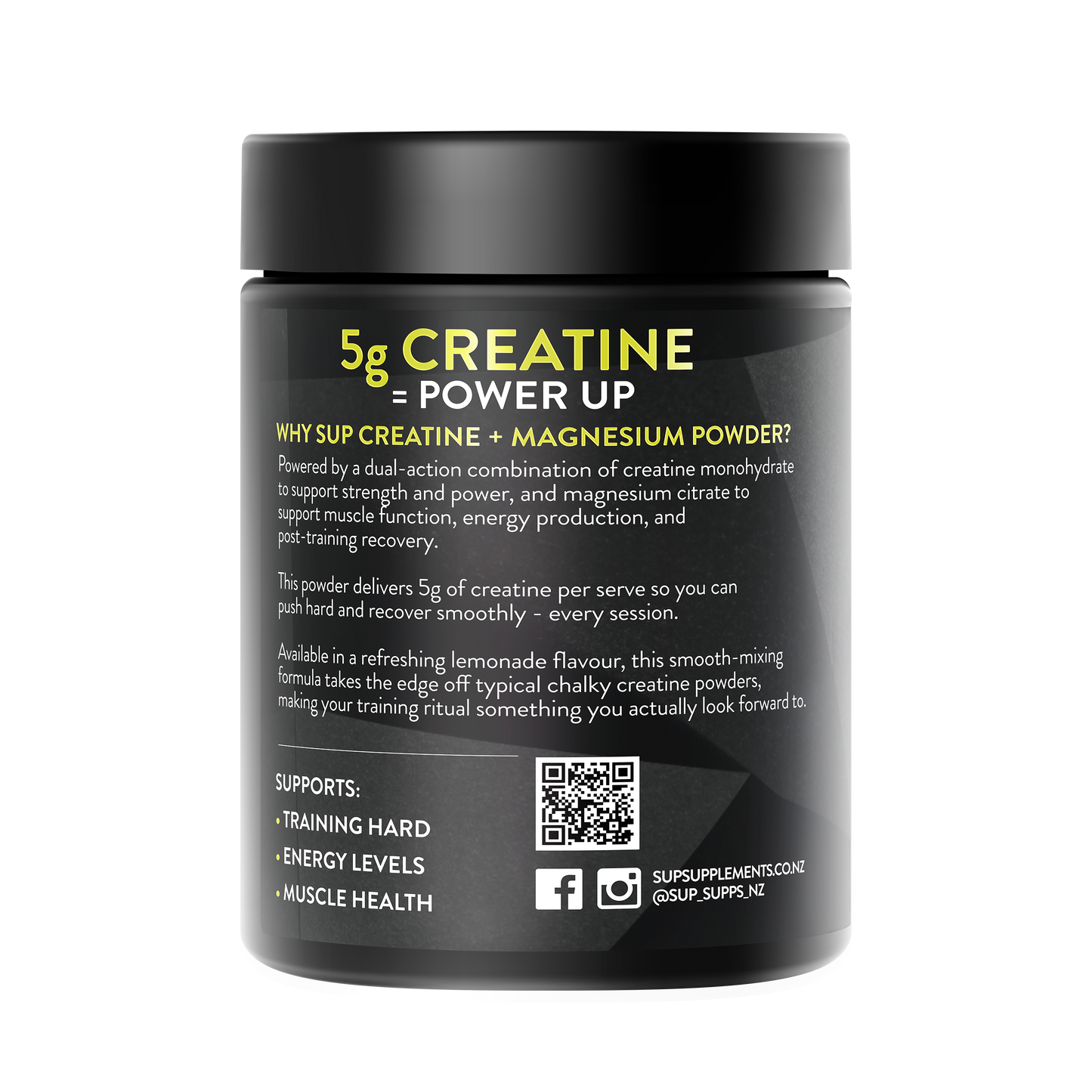 SUP Creatine + Magnesium Powder Lemonade 350g