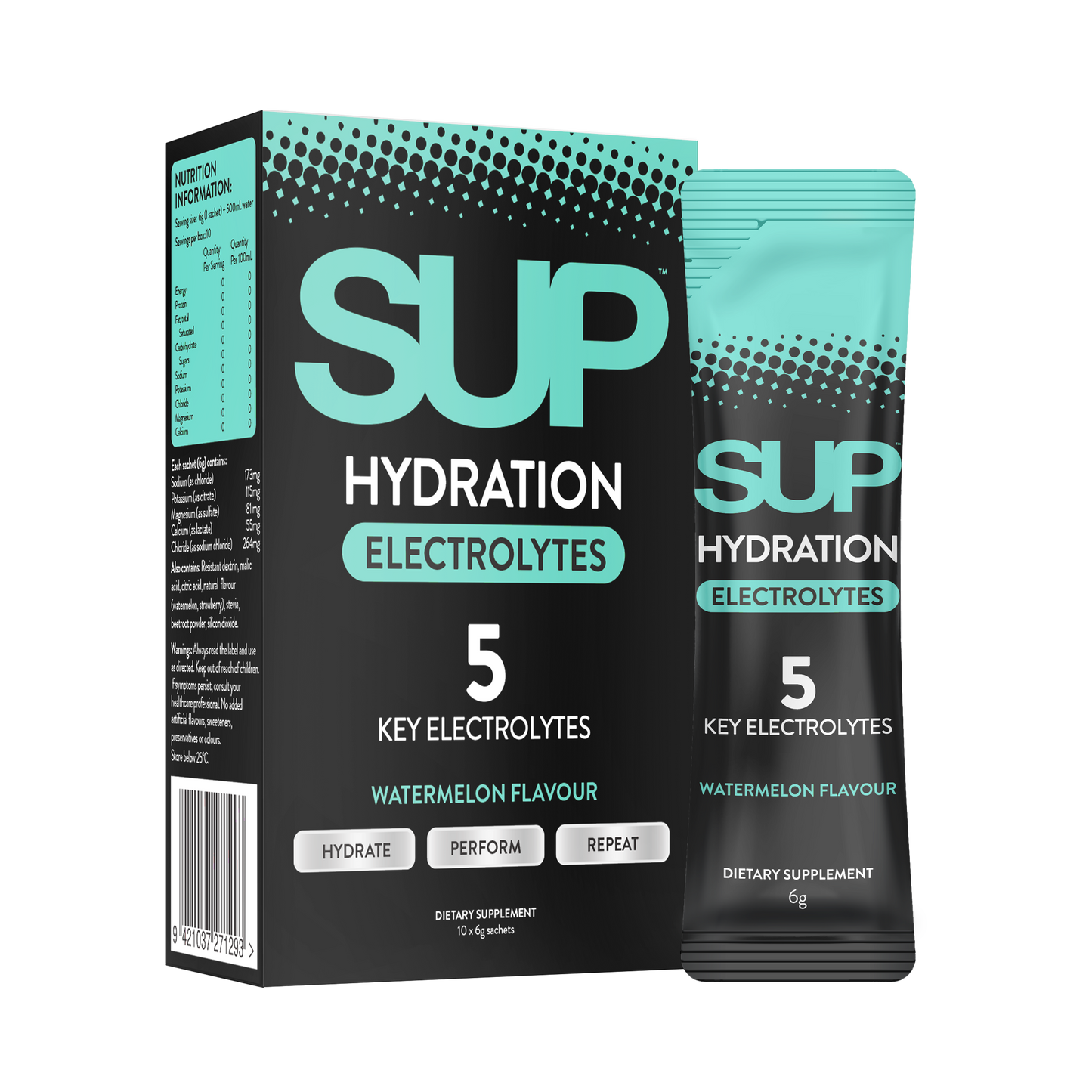 SUP Hydration Sachets Watermelon 6g x 10pk